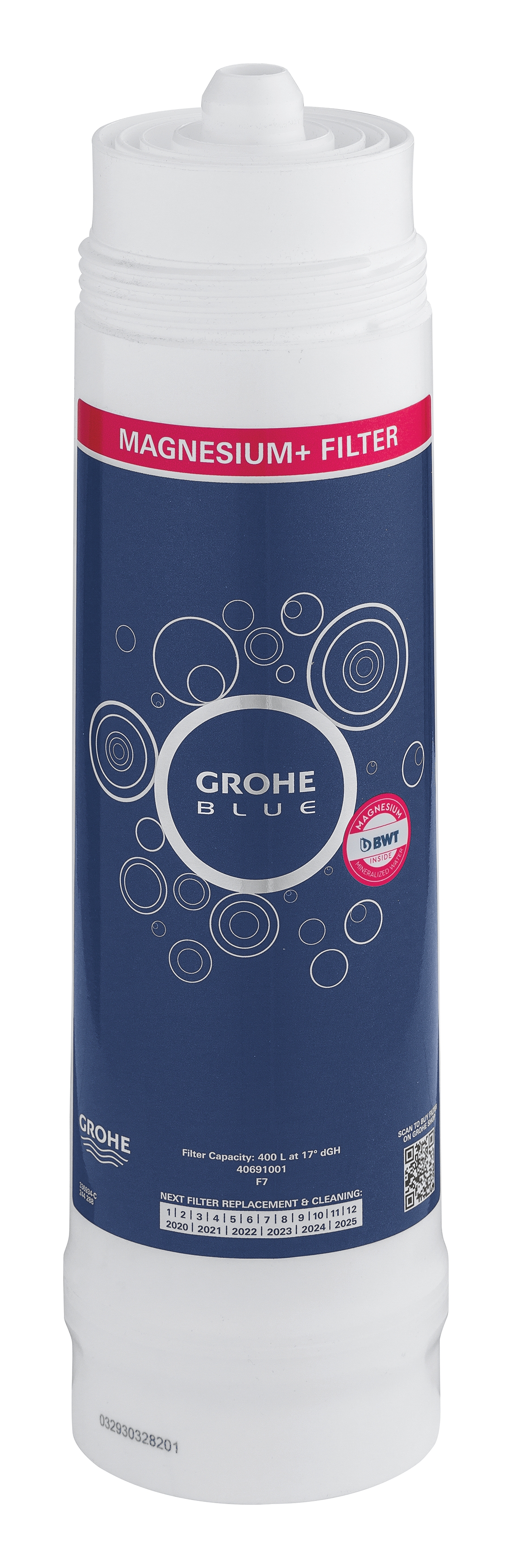 

Фильтр сменный для водных систем GROHE Blue содержащий магний (400 литров) new (40691001), 40691001
