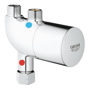 Термостат GROHE Grohtherm Micro для установки под раковиной или мойкой, термическая защита от ожога, хром (34487000)