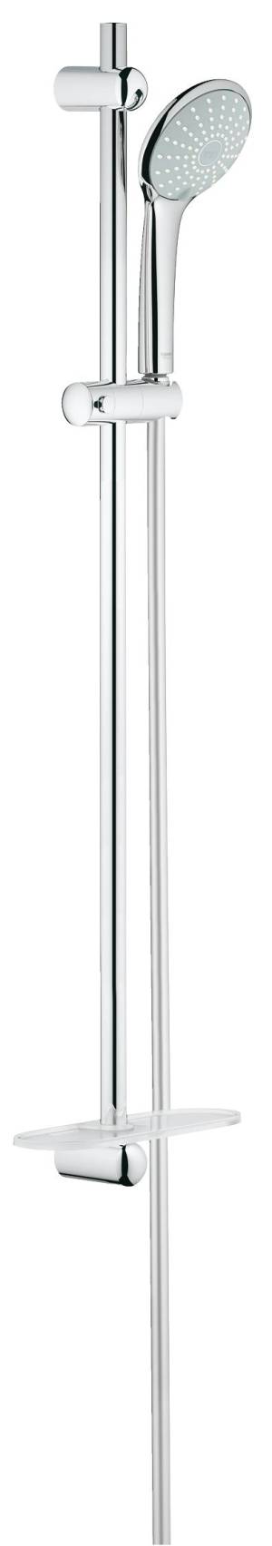 Душевой гарнитур GROHE Euphoria 110 Duo с полочкой (ручной душ, штанга 900 мм, шланг 1750 мм), хром (27225001)