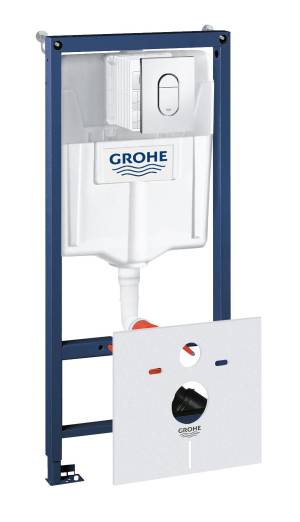 Система инсталляции для унитаза, GROHE Rapid SL, комплект 4 в 1, монтажная высота 1.13 м, (38929000)