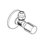 Вентиль угловой GROHE 1/2″-3/8″ для подключения смесителей, хром (22039000)