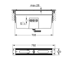 Монтажный ящик смесителя для ванны на 4-5 отверстий GROHE (29037001)