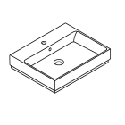 Раковина подвесная 60, GROHE Cube Ceramic, альпин-белый, (3947300H)