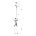Дозатор жидкого мыла GROHE Contemporary, хром, (40536000)