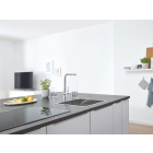 Смеситель для кухонной мойки GROHE Blue Home с системой фильтрации, охлаждения и газирования воды, Wi-Fi, хром (31539000)