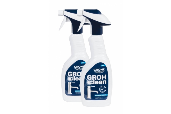Набор из двух бутылок универсального чистящего средства GROHE, GROHclean Professional, с распылителем, (48166000-DUO)