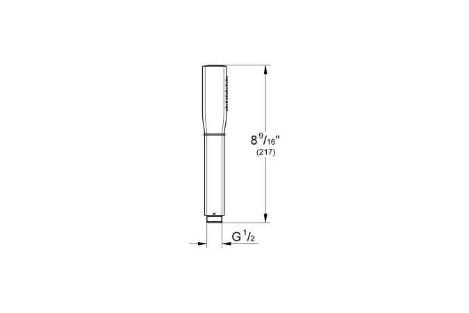Ручной душ GROHE Grandera Stick, металл, хром (26037001)