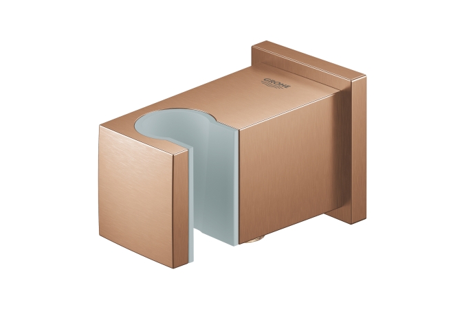 Подключение для душевого шланга и держатель для ручного душа GROHE Euphoria Cube, теплый закат матовый (26370DL0)