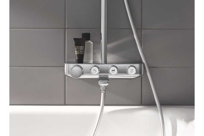 Душевая система с термостатом для ванны, GROHE Euphoria SmartControl System 260, хром, (26510000)