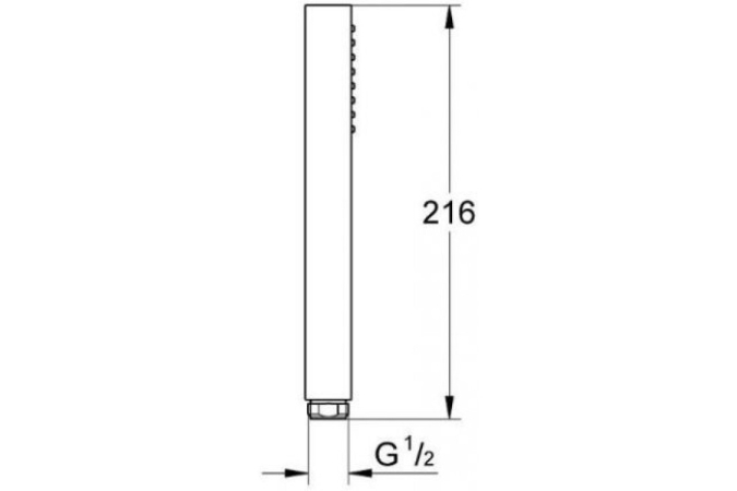Ручной душ GROHE Euphoria Cube Stick, хром (27699000)
