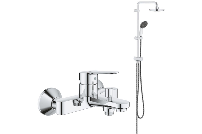 Душевая система Vitalio Start System 180 Flex со смесителем для ванны (NSB0156)