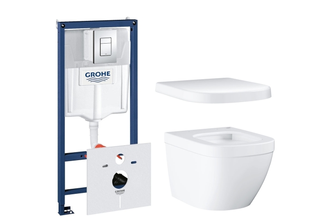 Готовый набор для туалета GROHE Euro Ceramic (NW0018)