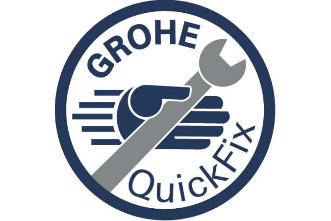Смеситель для биде GROHE Start Edge QuickFix с донным клапаном, хром (23345001)